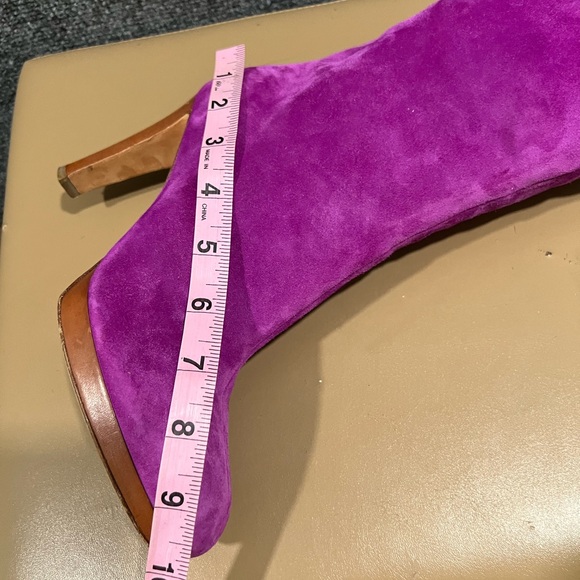 Sergio rossi velvet purple boots size 37 - Picture 9 of 16